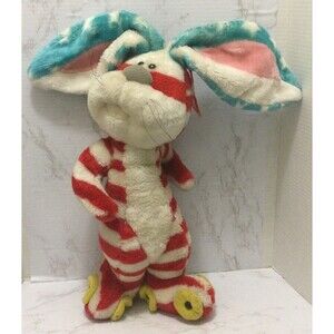 Stewart Moskowitz 1981 American Rabbit Applause Plush Patriotic Roller Skating